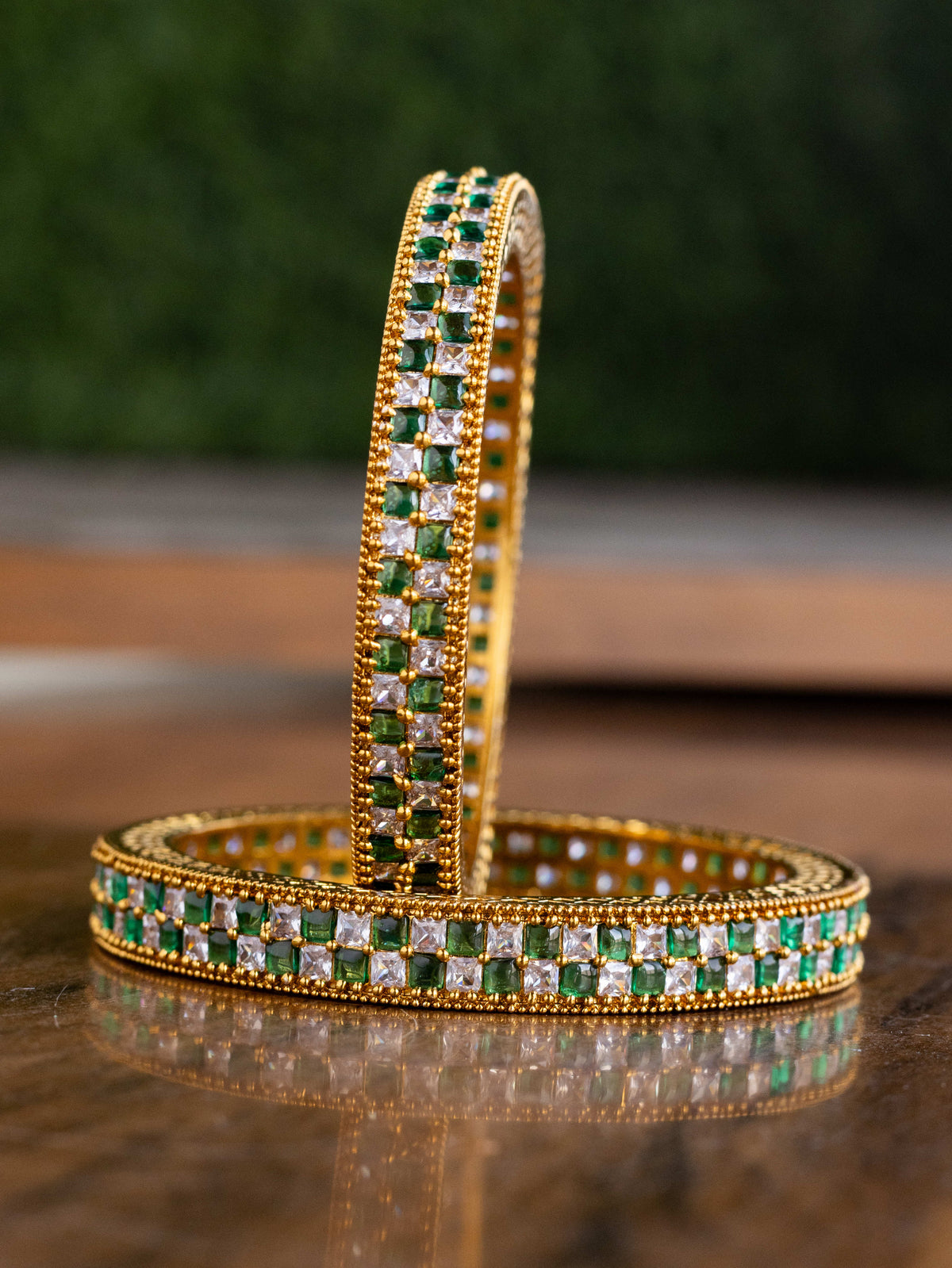 Swarna Mrinalini Bangles ( 2 bangles set)– By Suwarnikaa Jewels