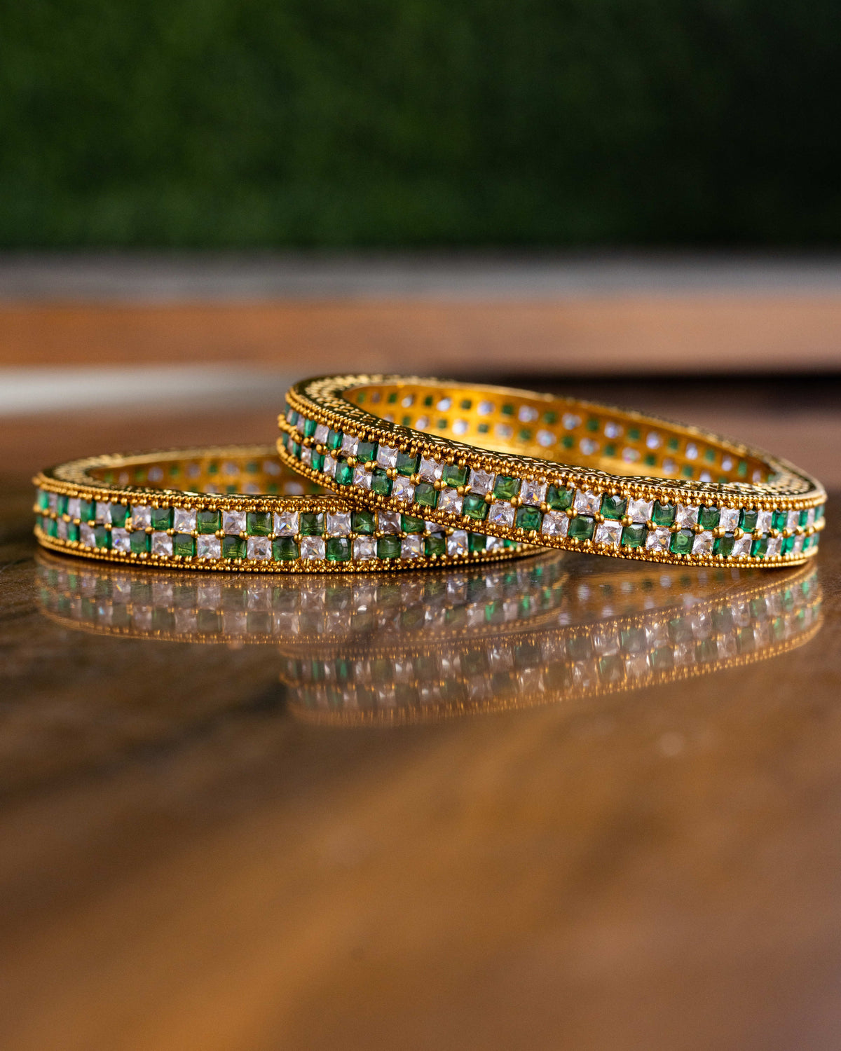 Swarna Mrinalini Bangles ( 2 bangles set)– By Suwarnikaa Jewels