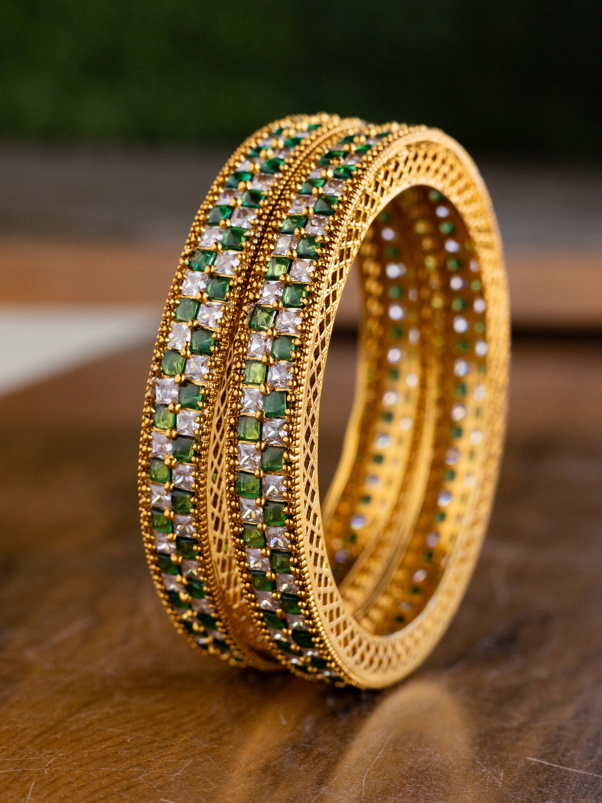 Swarna Mrinalini Bangles ( 2 bangles set)– By Suwarnikaa Jewels