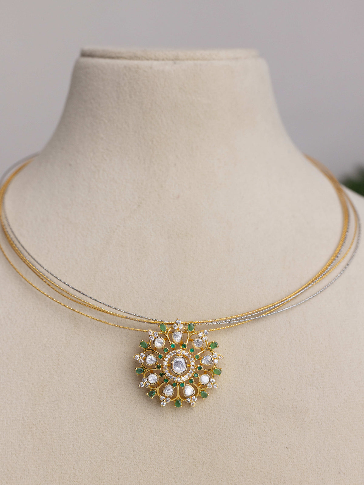 Swarna Haripriya Pendant Necklace – By Suwarnikaa Jewels