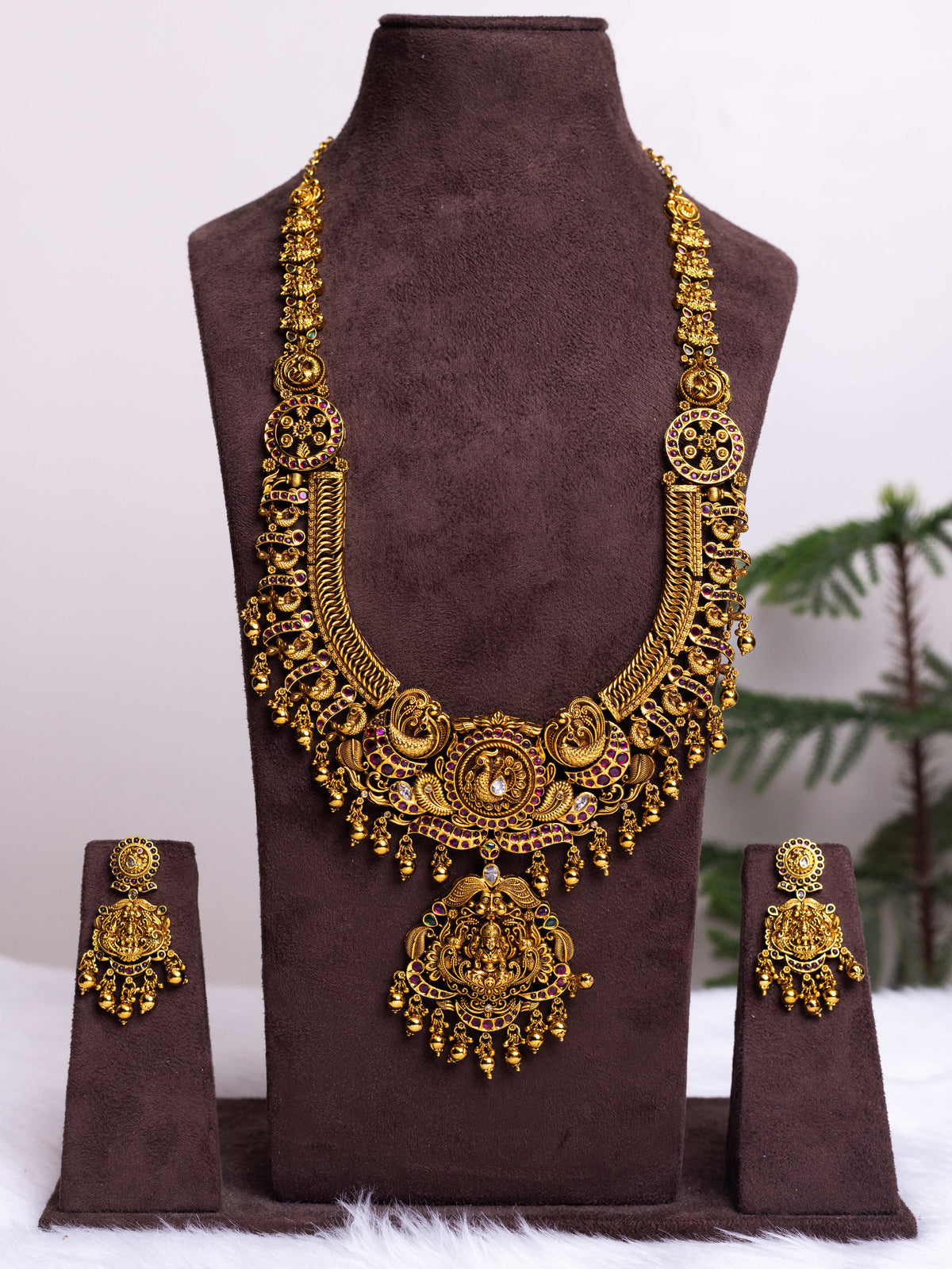 Suvarna Rajalakshmi Necklace Set – By Suwarnikaa Jewels
