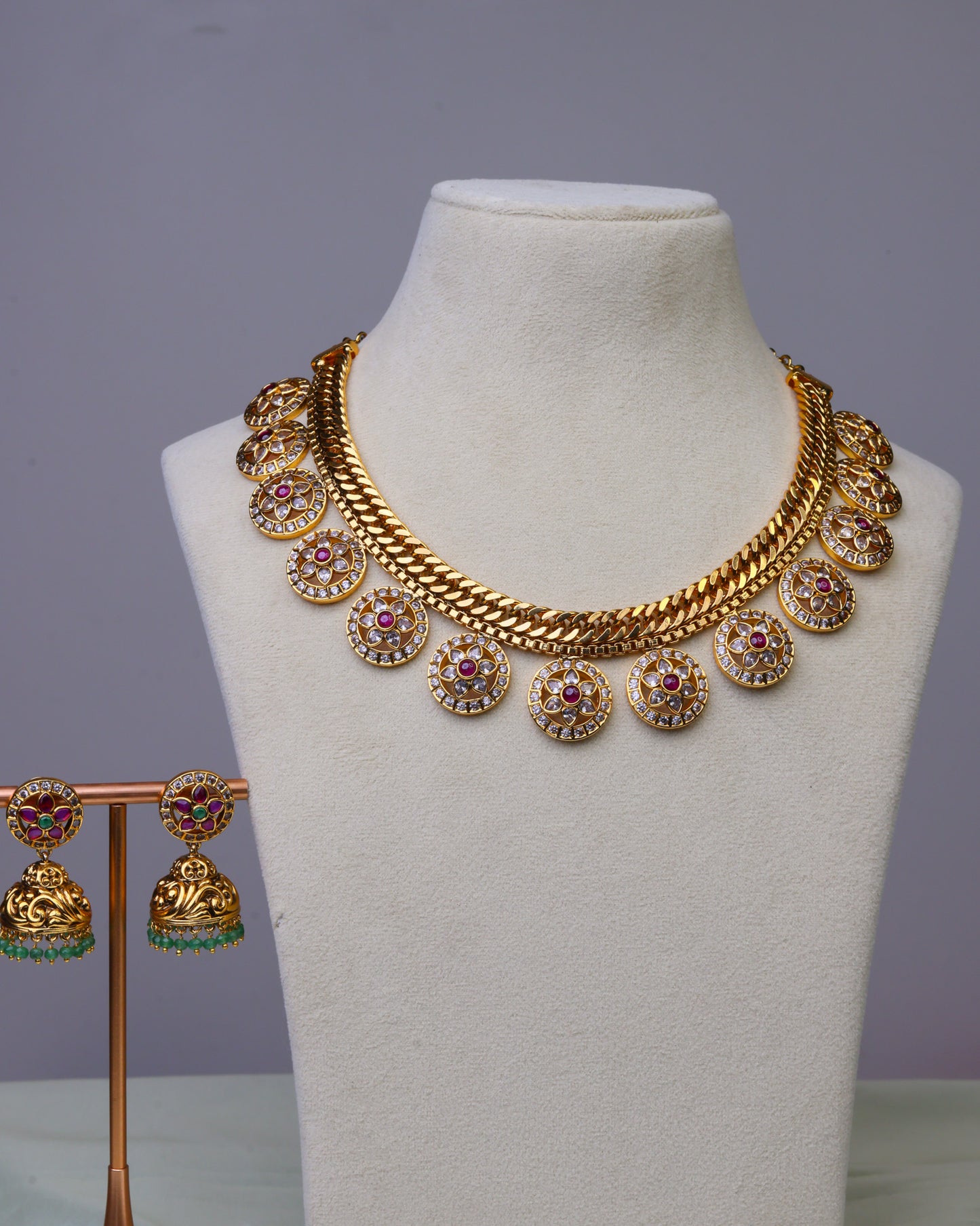 Swarna Ratnavali necklace(Heritage Edition) by Suwarnikaa jewels