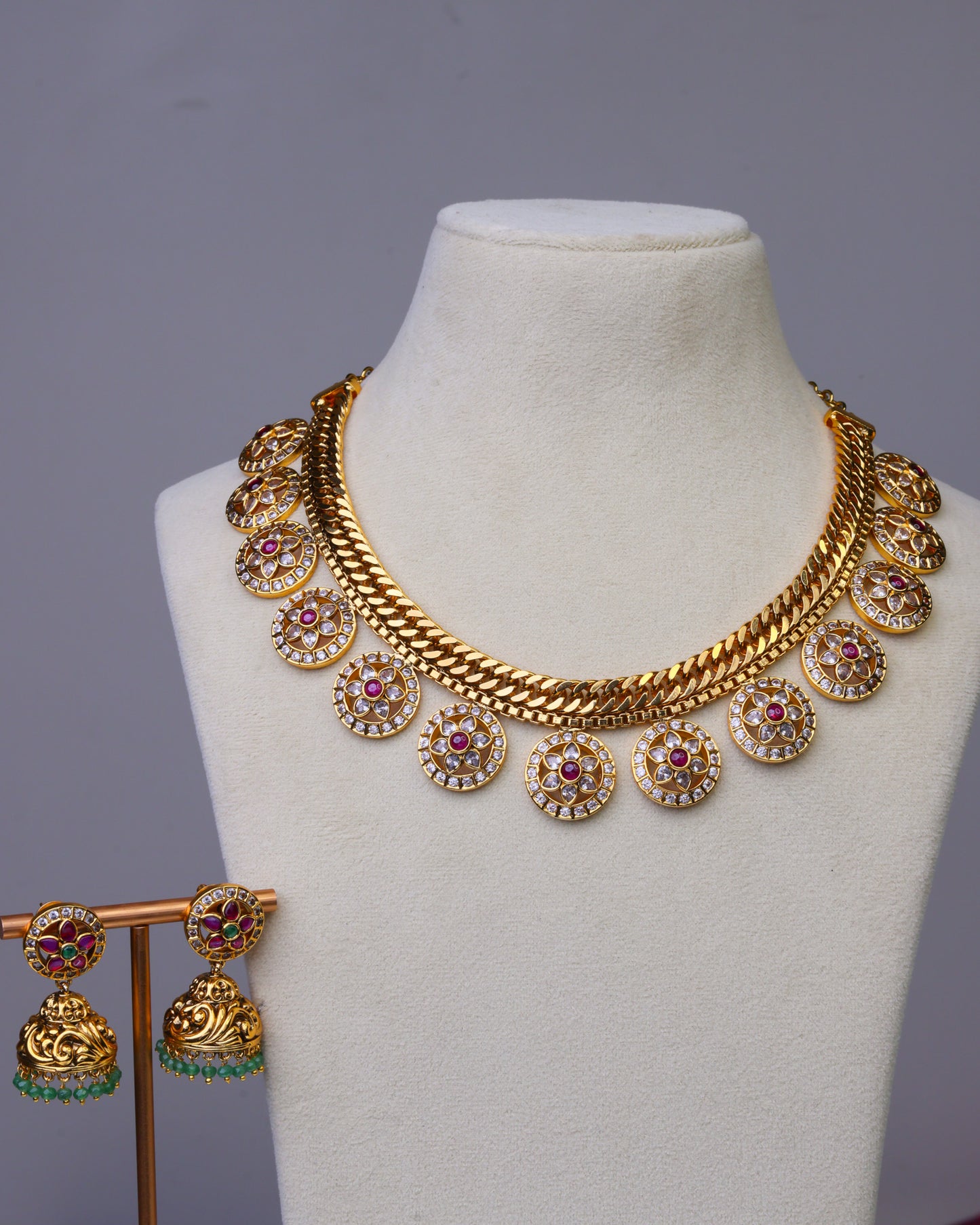 Swarna Ratnavali necklace(Heritage Edition) by Suwarnikaa jewels