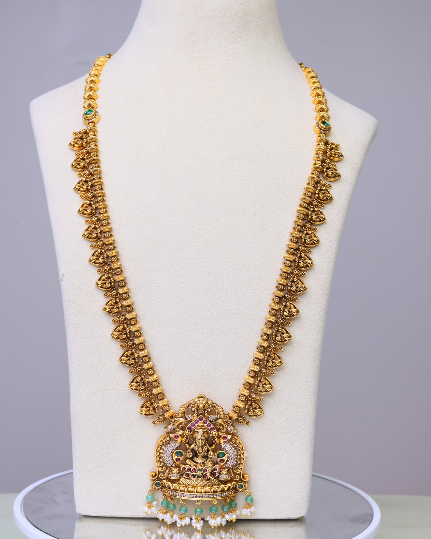 Lakshmi Padma Vilasa Haram by Suwarnikaa jewels
