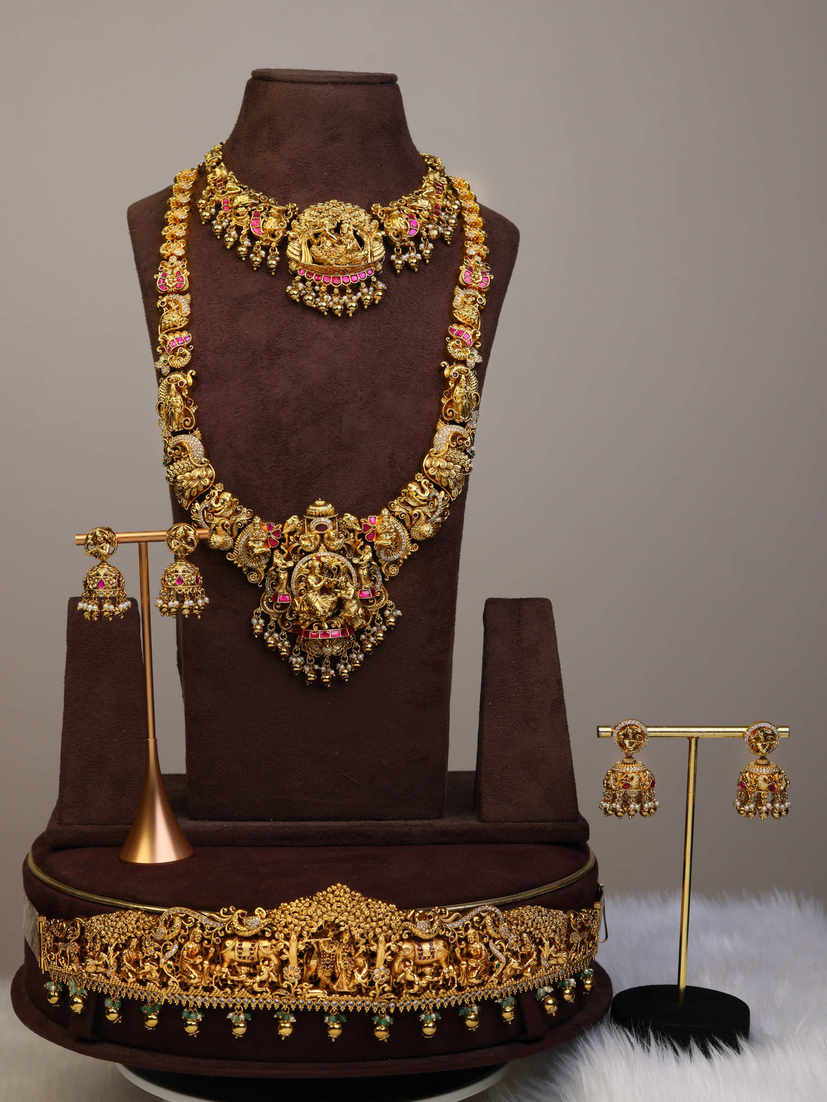VENUMADHAVA ✨ 👑 GRAND BRIDAL SET 👑– By Suwarnikaa Jewels
