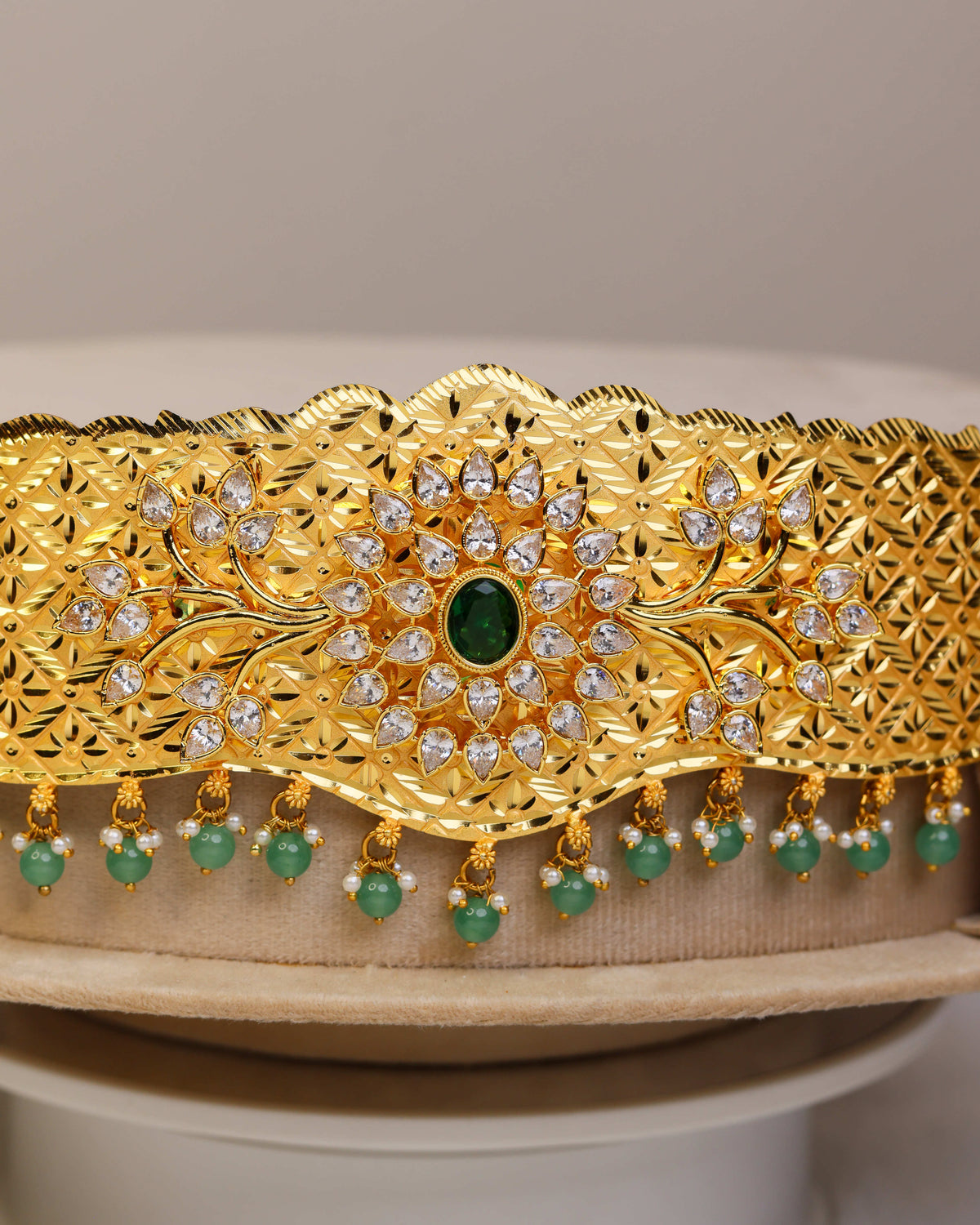 Dhanalakshmi  Grand Bridal set– By Suwarnikaa Jewels