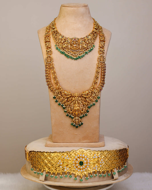 Dhanalakshmi  Grand Bridal set– By Suwarnikaa Jewels