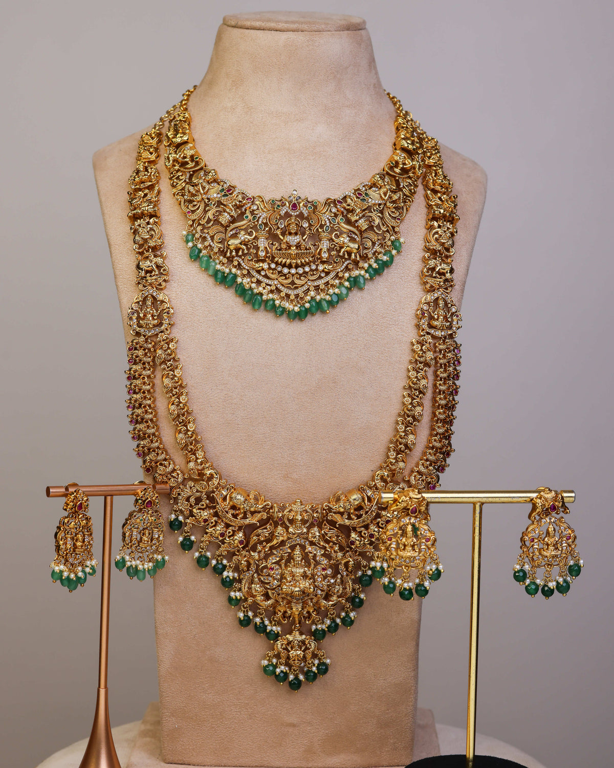 Dhanalakshmi  Grand Bridal set– By Suwarnikaa Jewels