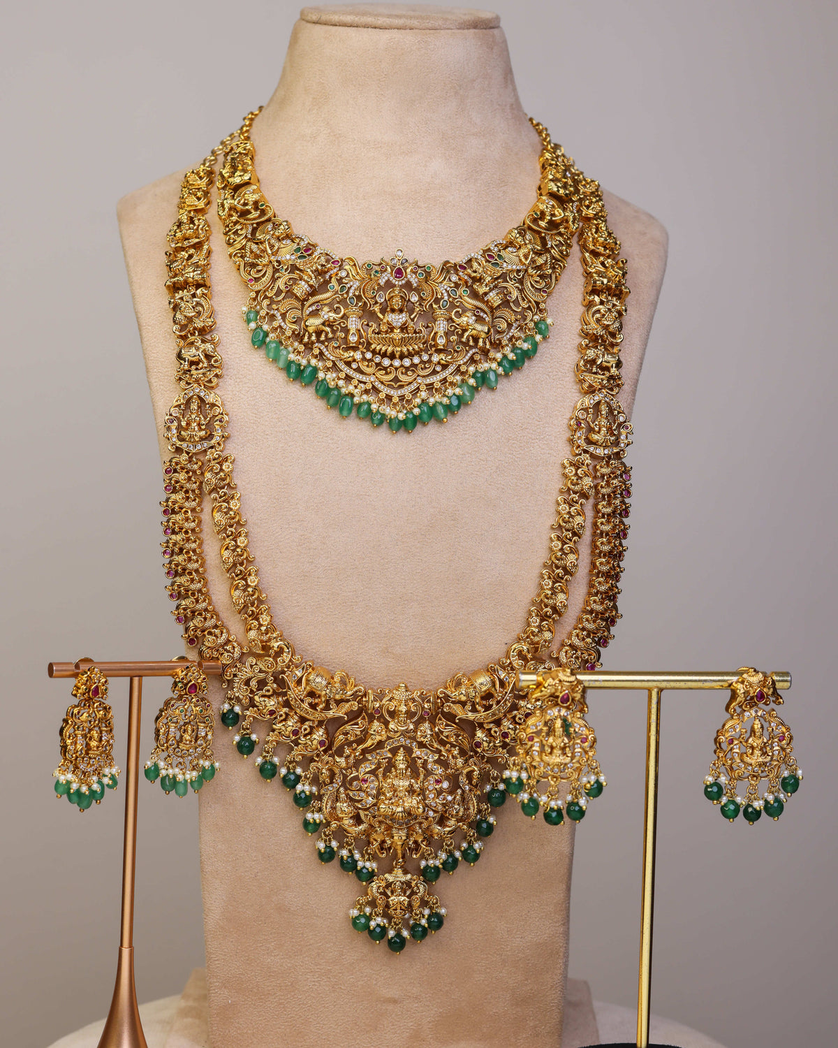 Dhanalakshmi  Grand Bridal set– By Suwarnikaa Jewels