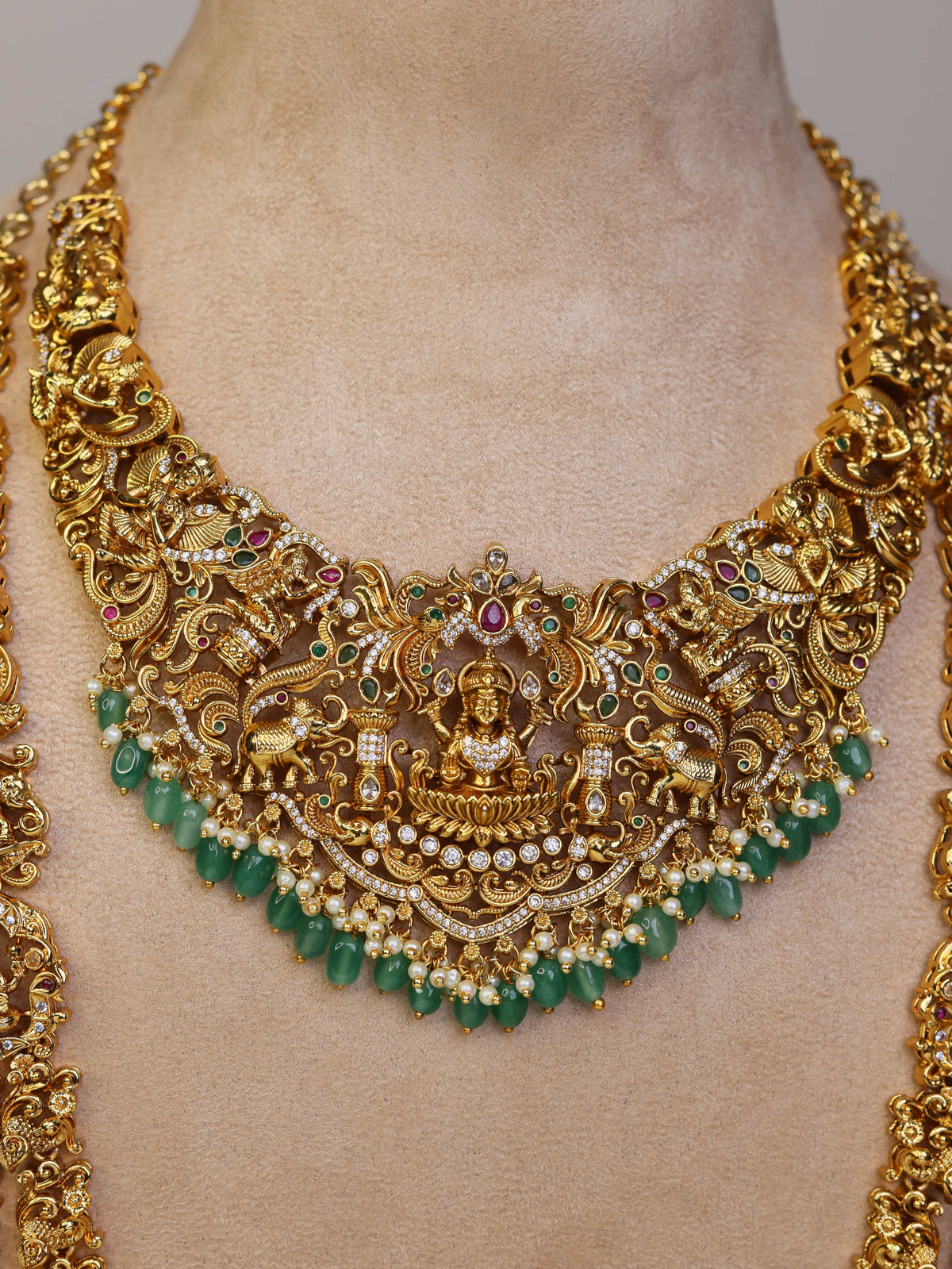 Dhanalakshmi  Grand Bridal set– By Suwarnikaa Jewels