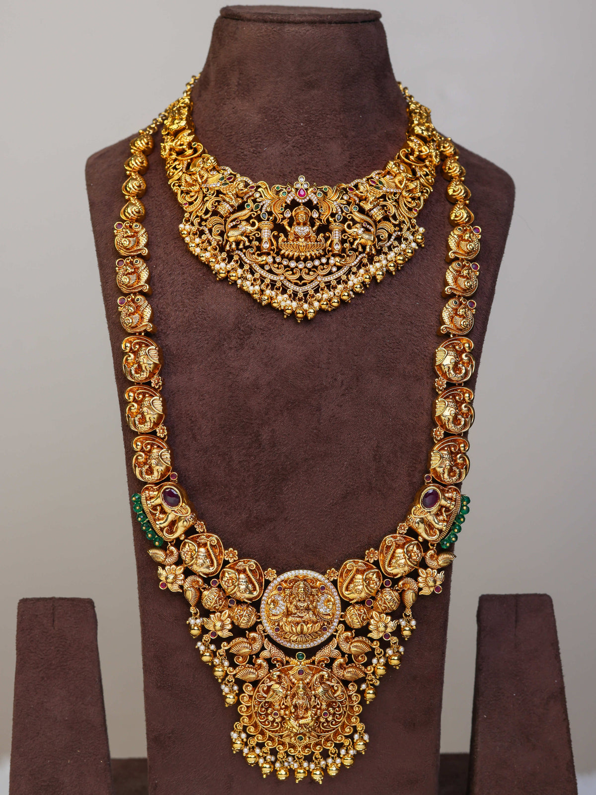 Lakshmi Devi Swarna Mahotsavam Grand Bridal set– By Suwarnikaa Jewels