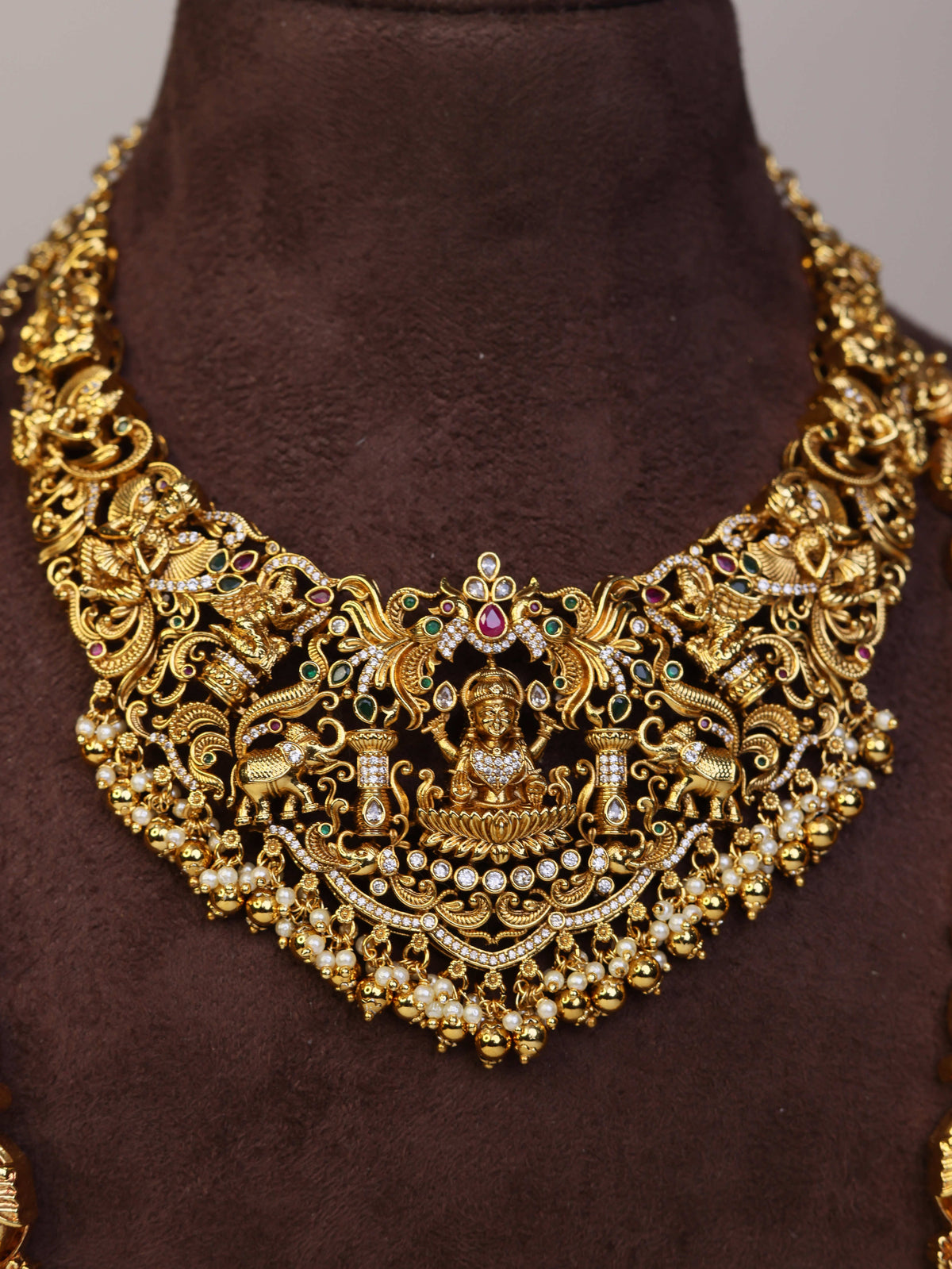 Lakshmi Devi Swarna Mahotsavam Grand Bridal set– By Suwarnikaa Jewels