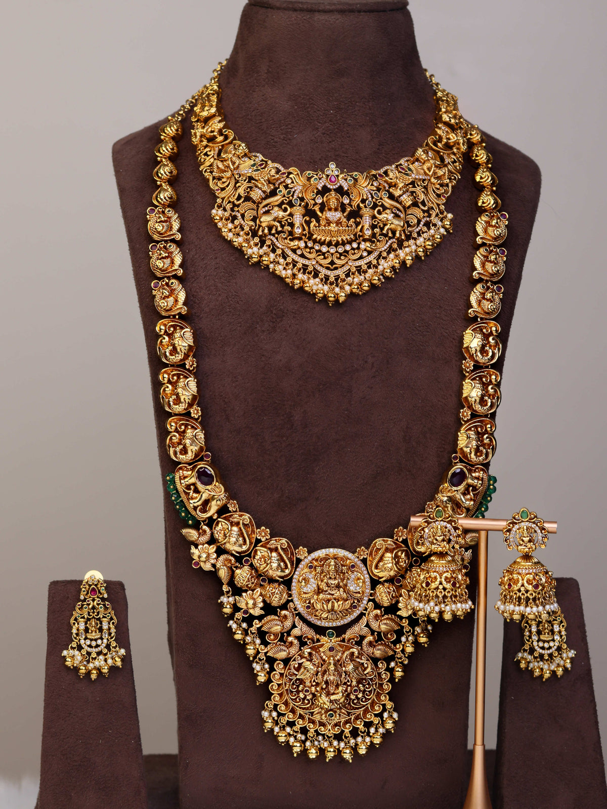 Lakshmi Devi Swarna Mahotsavam Grand Bridal set– By Suwarnikaa Jewels