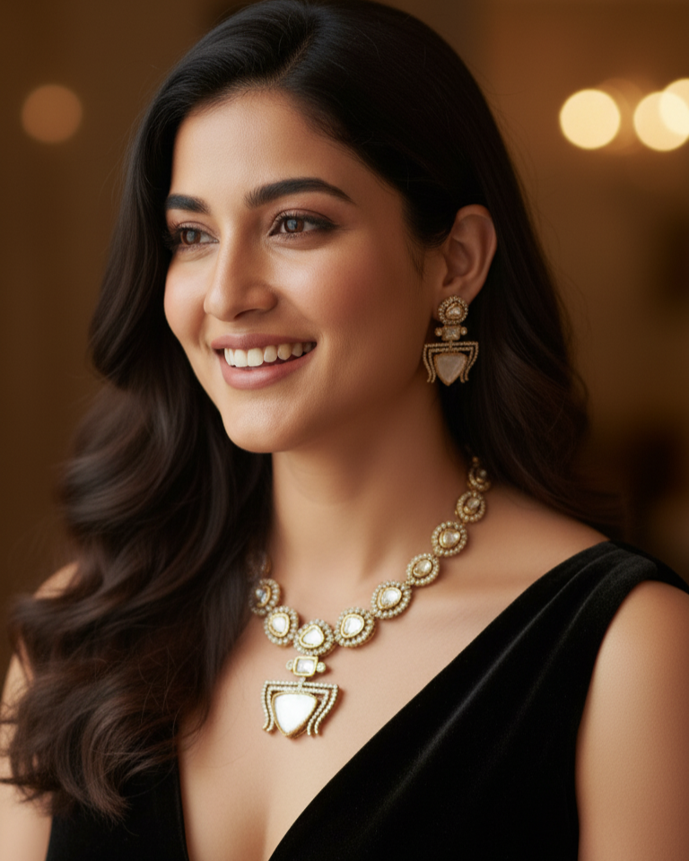 Suwarnikaa’s Lightstorm ⚡ Necklace Set