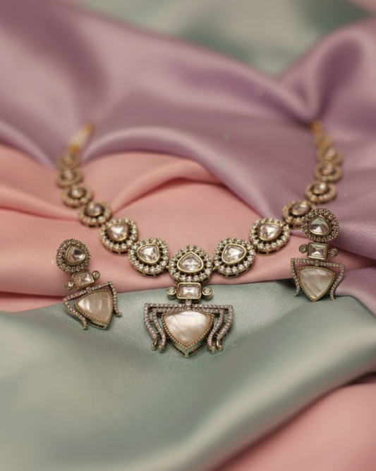 Suwarnikaa’s Lightstorm ⚡ Necklace Set