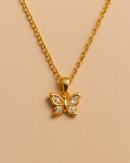 Butterfly Charm chain By Suwarnikaa Jewels