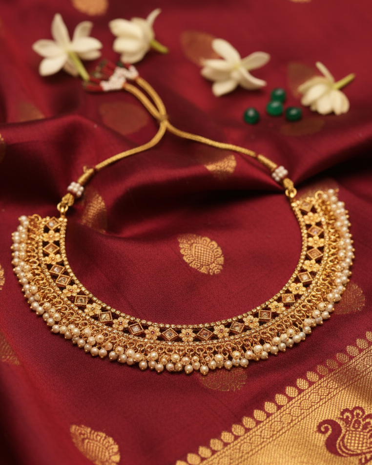 Chandrarekha2.0 Necklace by Suwarnikaa Jewels