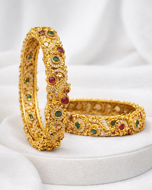 Suwarnikaa Ratna Shobha Valaayam Premium Bangels