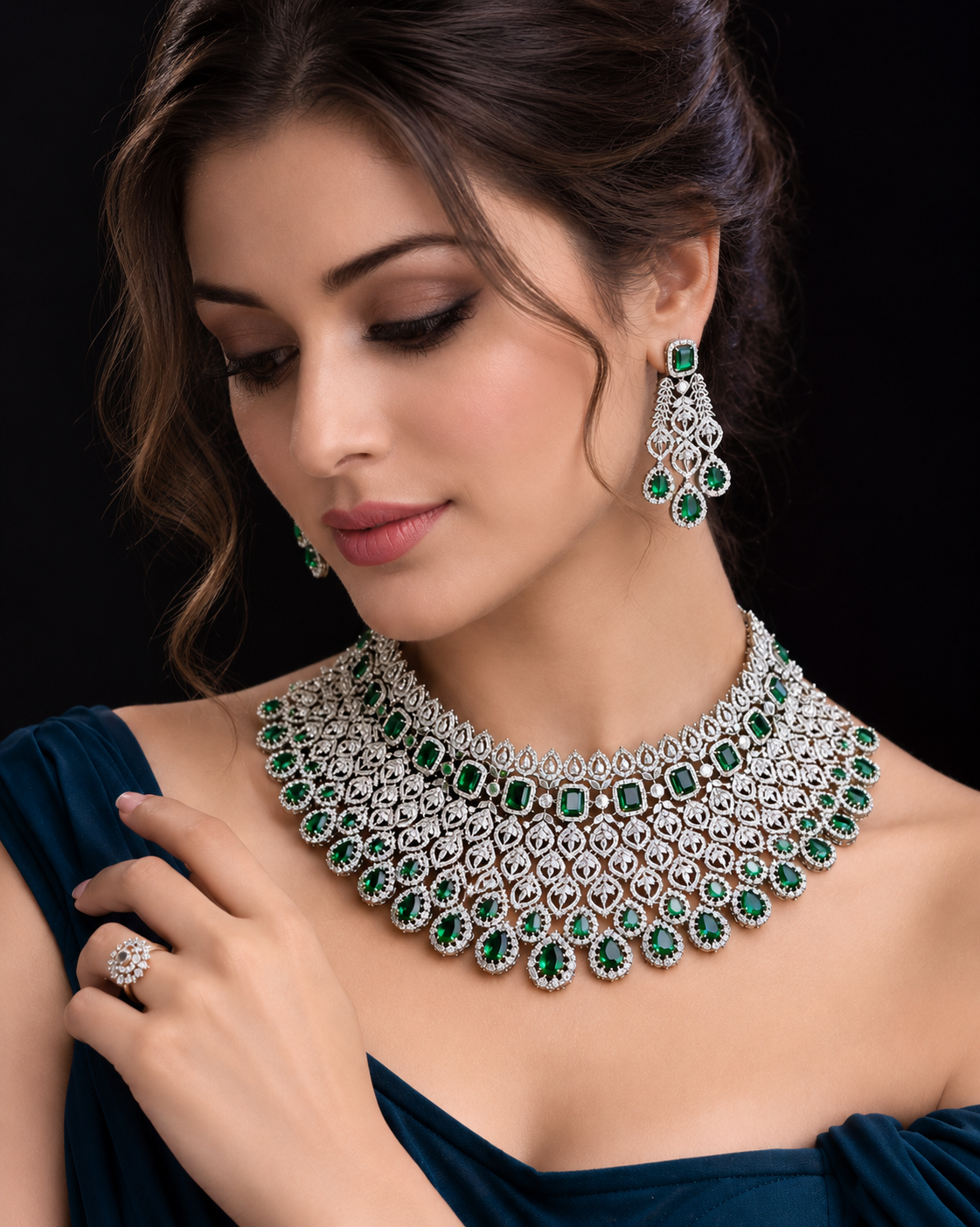 The Emerald Grandeur — SUWARNIKAA Jewels