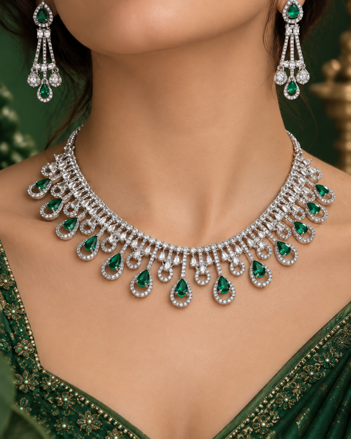 Emerald Charm by suwarnikaa jewels