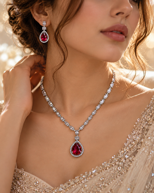 Ruby Glow by suwarnikaa jewels