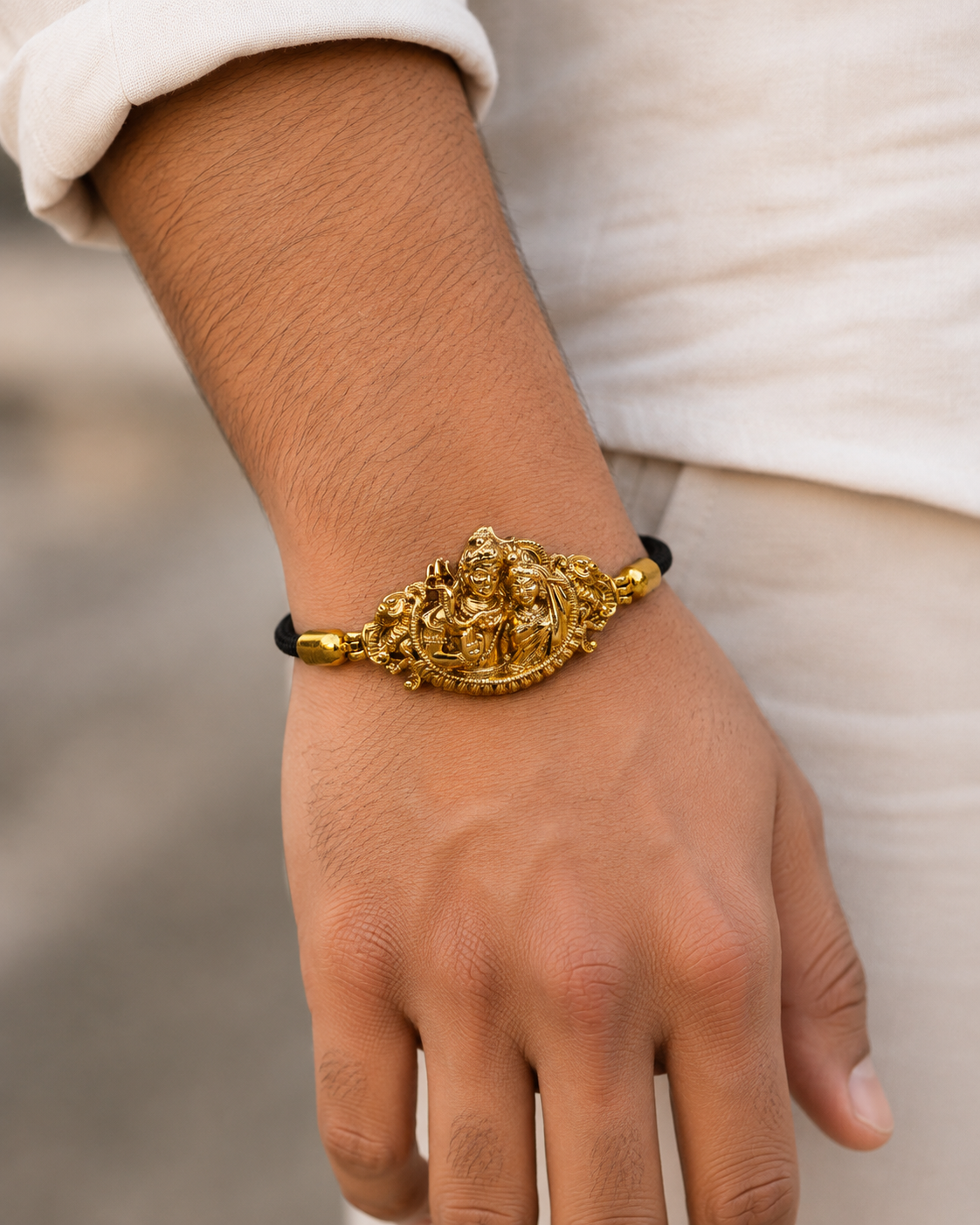 Shiva Shakti Bracelet by suwarnikaa Jewels