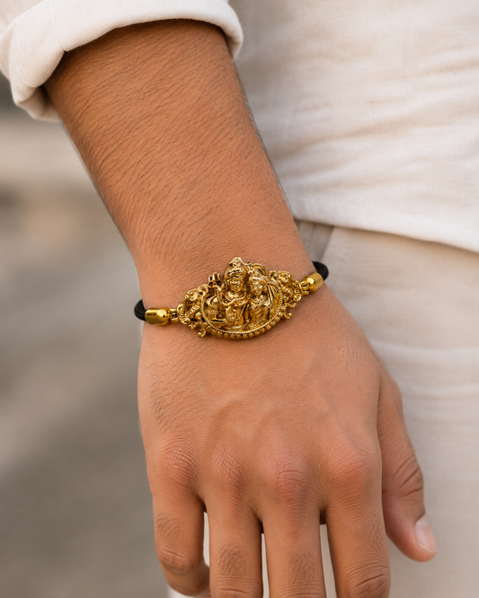 Shiva Shakti Bracelet by suwarnikaa Jewels