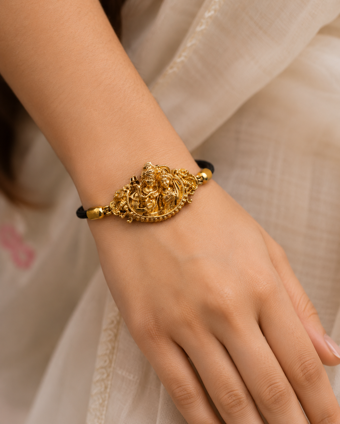 Shiva Shakti Bracelet by suwarnikaa Jewels