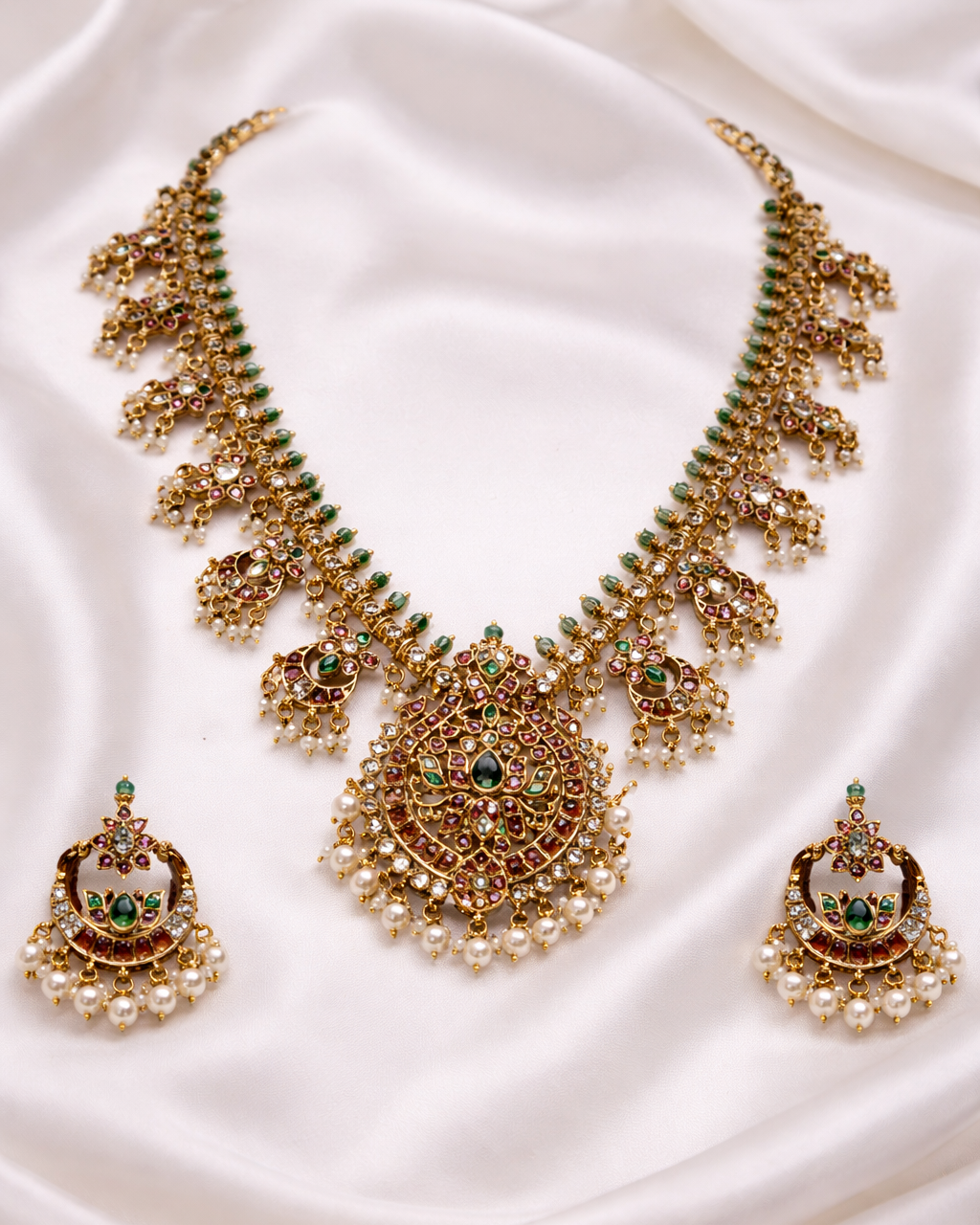 Ratna Pallavi Haaram - (Premium Masterpiece Edition) – By Suwarnikaa Jewels
