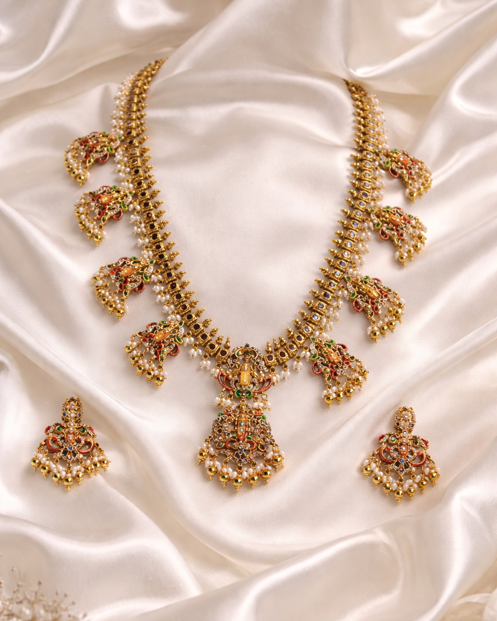Sri Hari Dashavatara Ratna Haaram- (Premium Masterpiece Edition) – By Suwarnikaa Jewels
