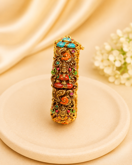 Rajalakshmi Meenakari Kada openable 2.4"- (Premium Masterpiece Edition) – By Suwarnikaa Jewels (Copy) (Copy)
