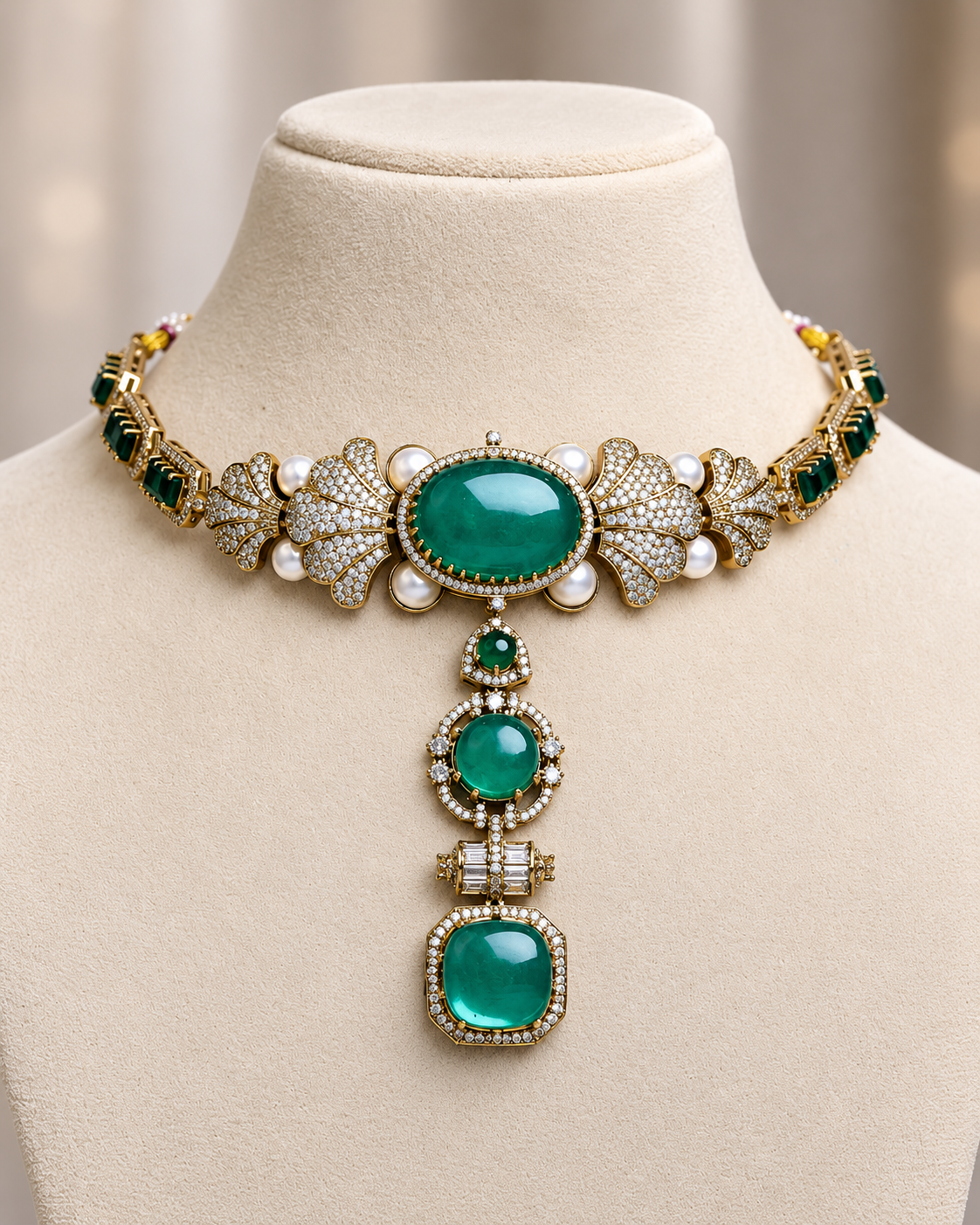 Emerald Obsession by suwarnikaa jewels