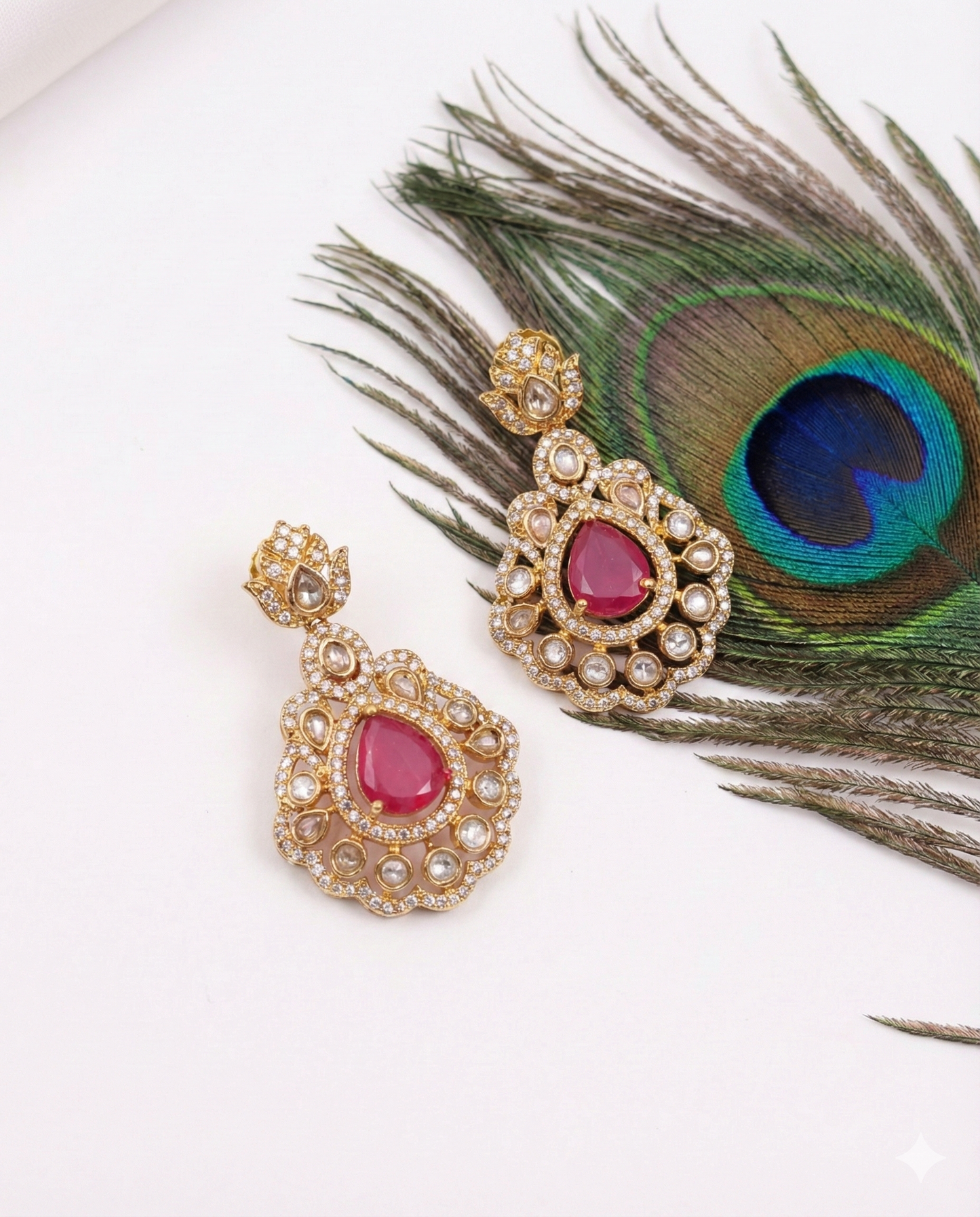 Aarohi Ratna Necklace Set – Premium Kundan Bridal Jewellery  By Suwarnikaa Jewels