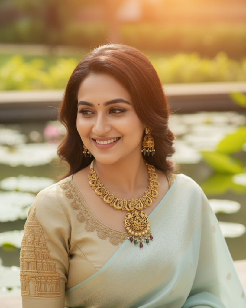 Suwarnikaa’s Ananta Padma Haram set