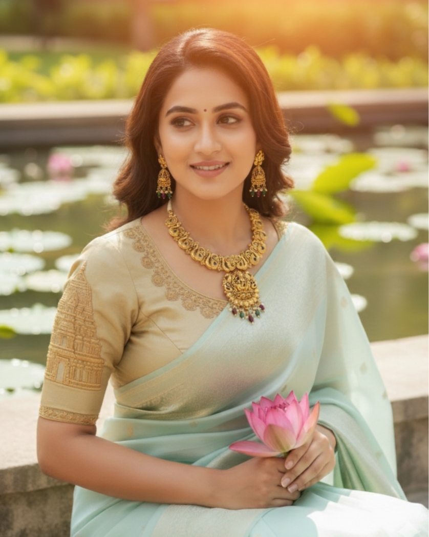 Suwarnikaa’s Ananta Padma Haram set