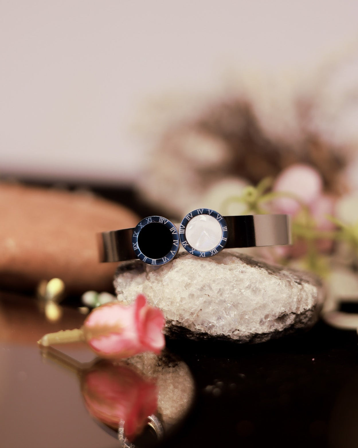 Suwarnikaa’s Eclipse Dual-Tone Bracelet (Anti Tarnish & Silver Polish)