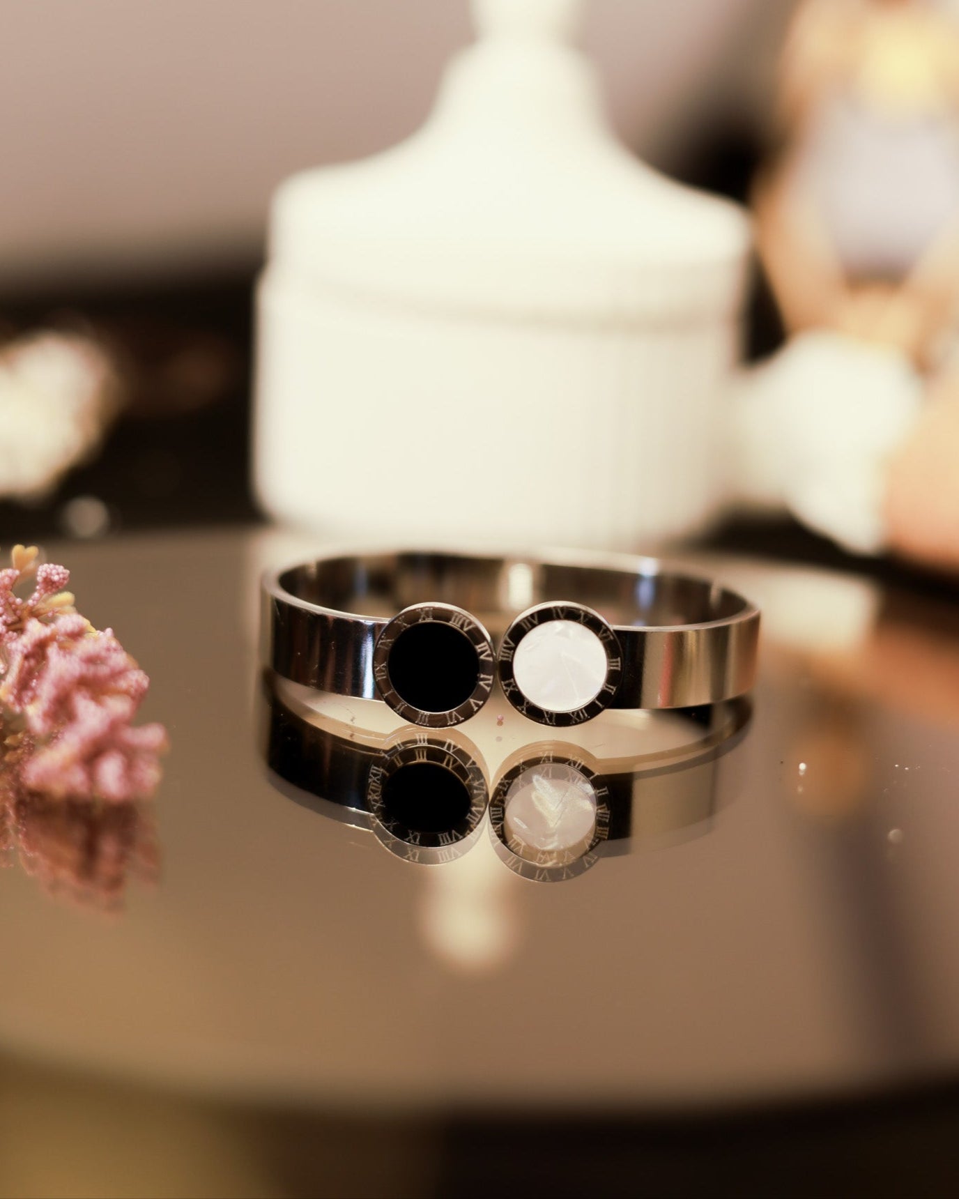 Suwarnikaa’s Eclipse Dual-Tone Bracelet (Anti Tarnish & Silver Polish)