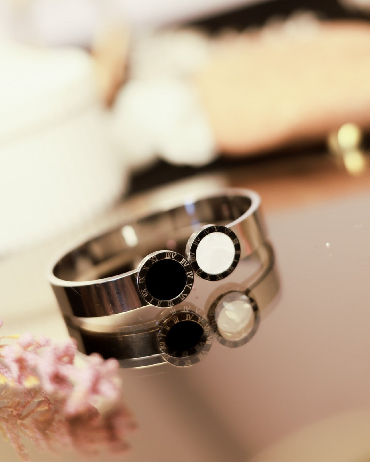 Suwarnikaa’s Eclipse Dual-Tone Bracelet (Anti Tarnish & Silver Polish)