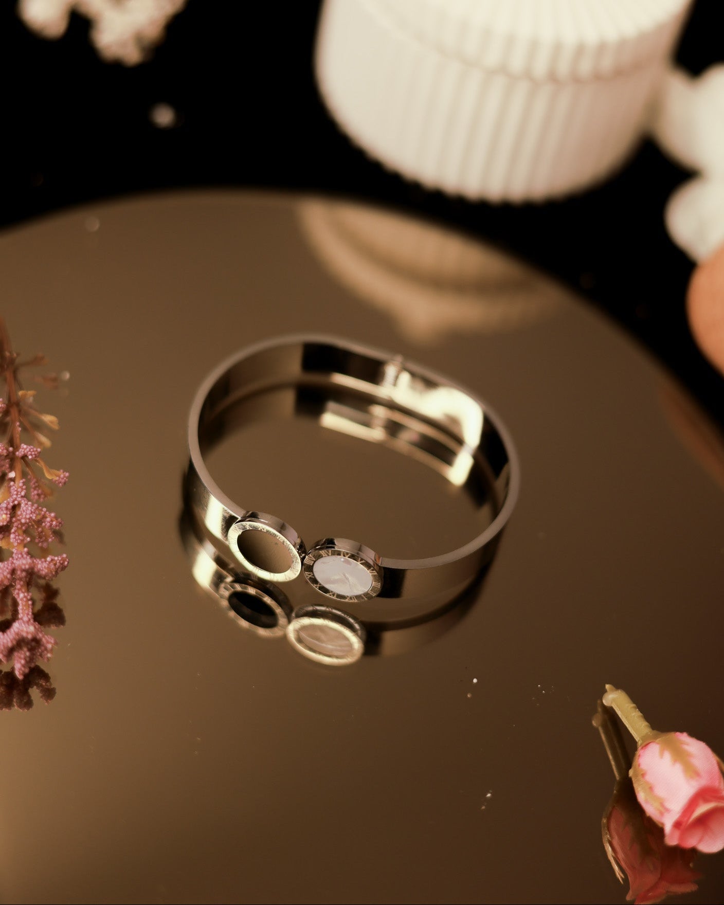 Suwarnikaa’s Eclipse Dual-Tone Bracelet (Anti Tarnish & Silver Polish)