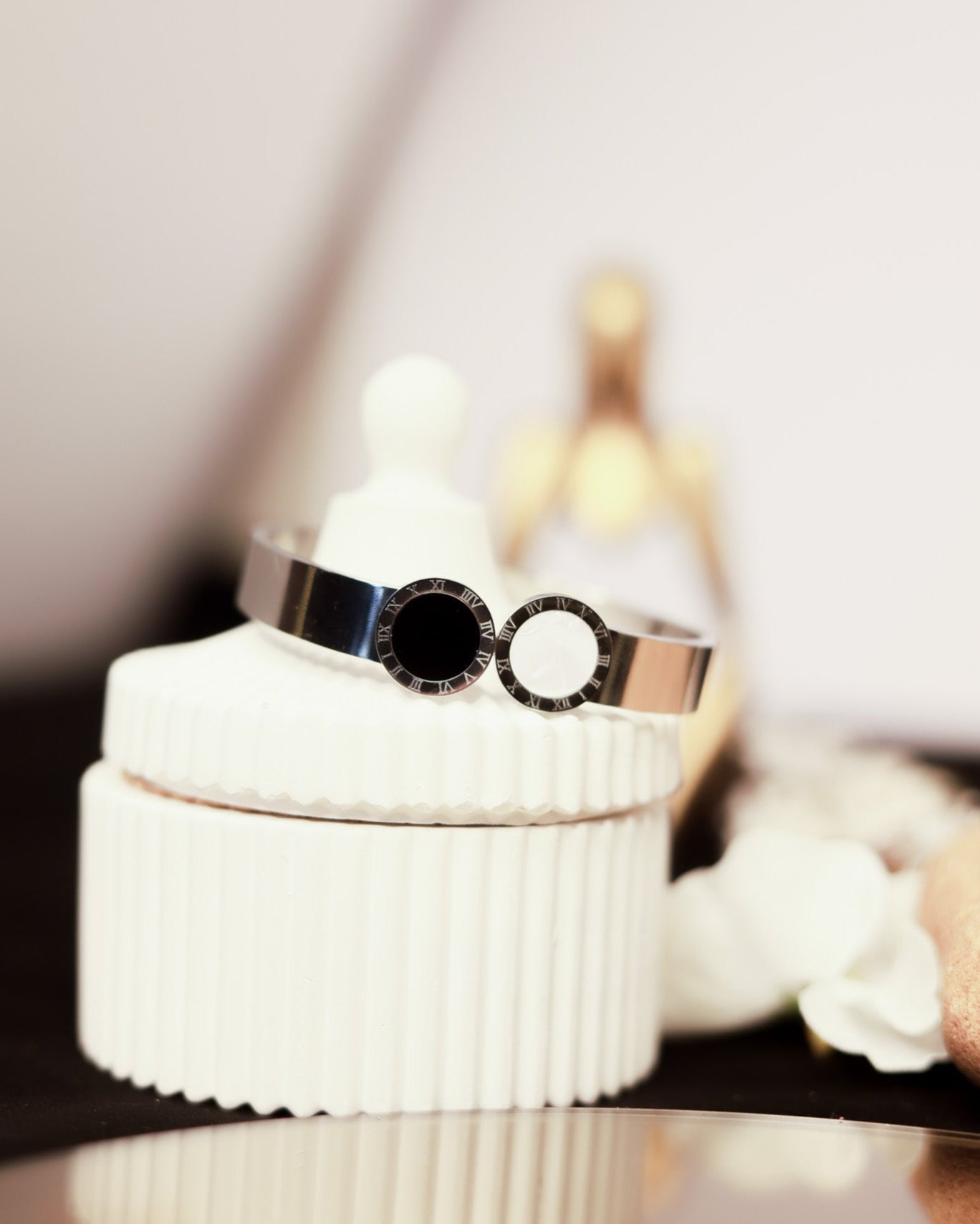 Suwarnikaa’s Eclipse Dual-Tone Bracelet (Anti Tarnish & Silver Polish)