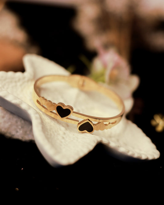 Suwarnikaa’s Heartline Charm Bracelet (Anti Tarnish & Gold Polish)