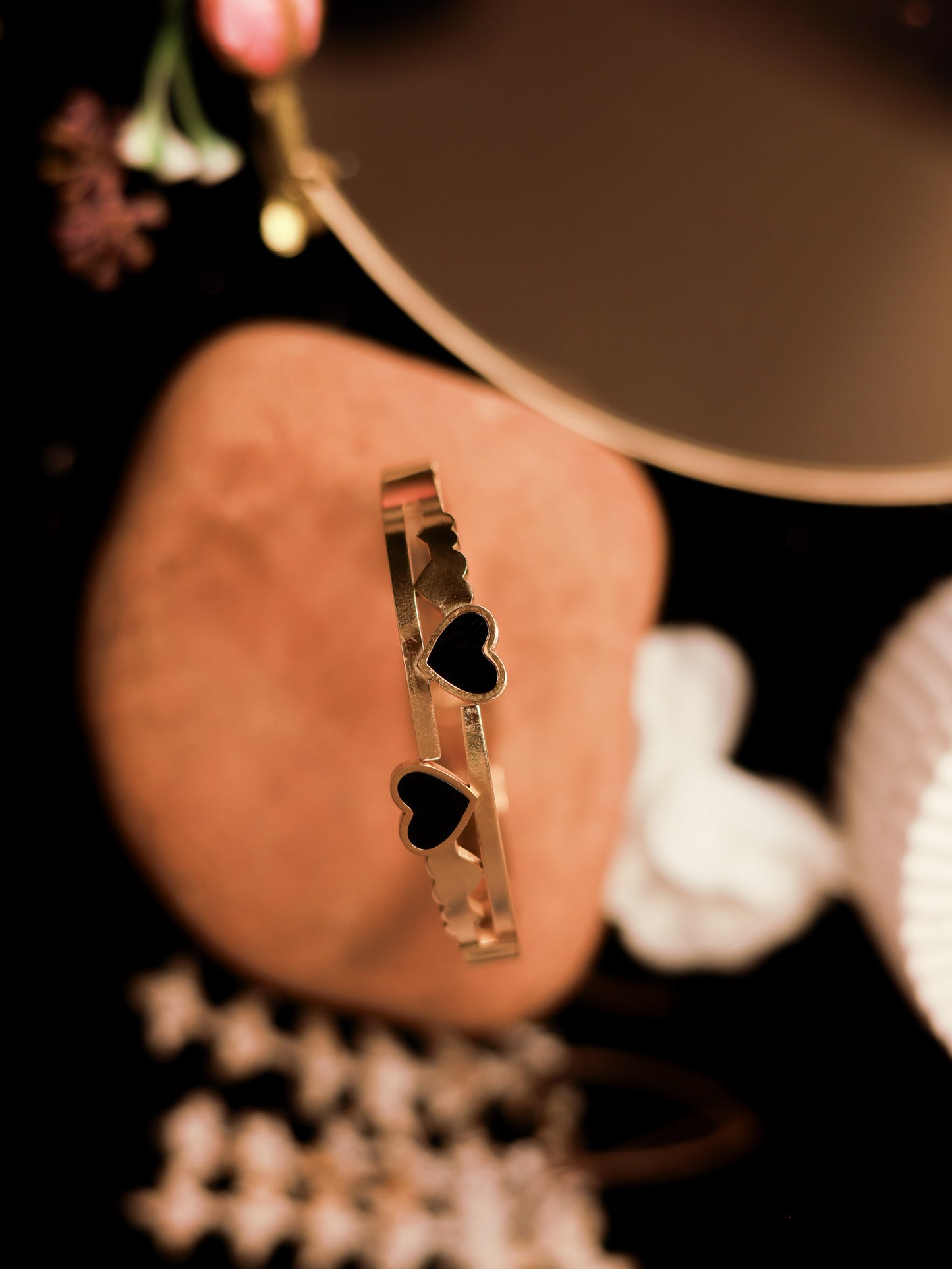 Suwarnikaa’s Heartline Charm Bracelet (Anti Tarnish & Gold Polish)