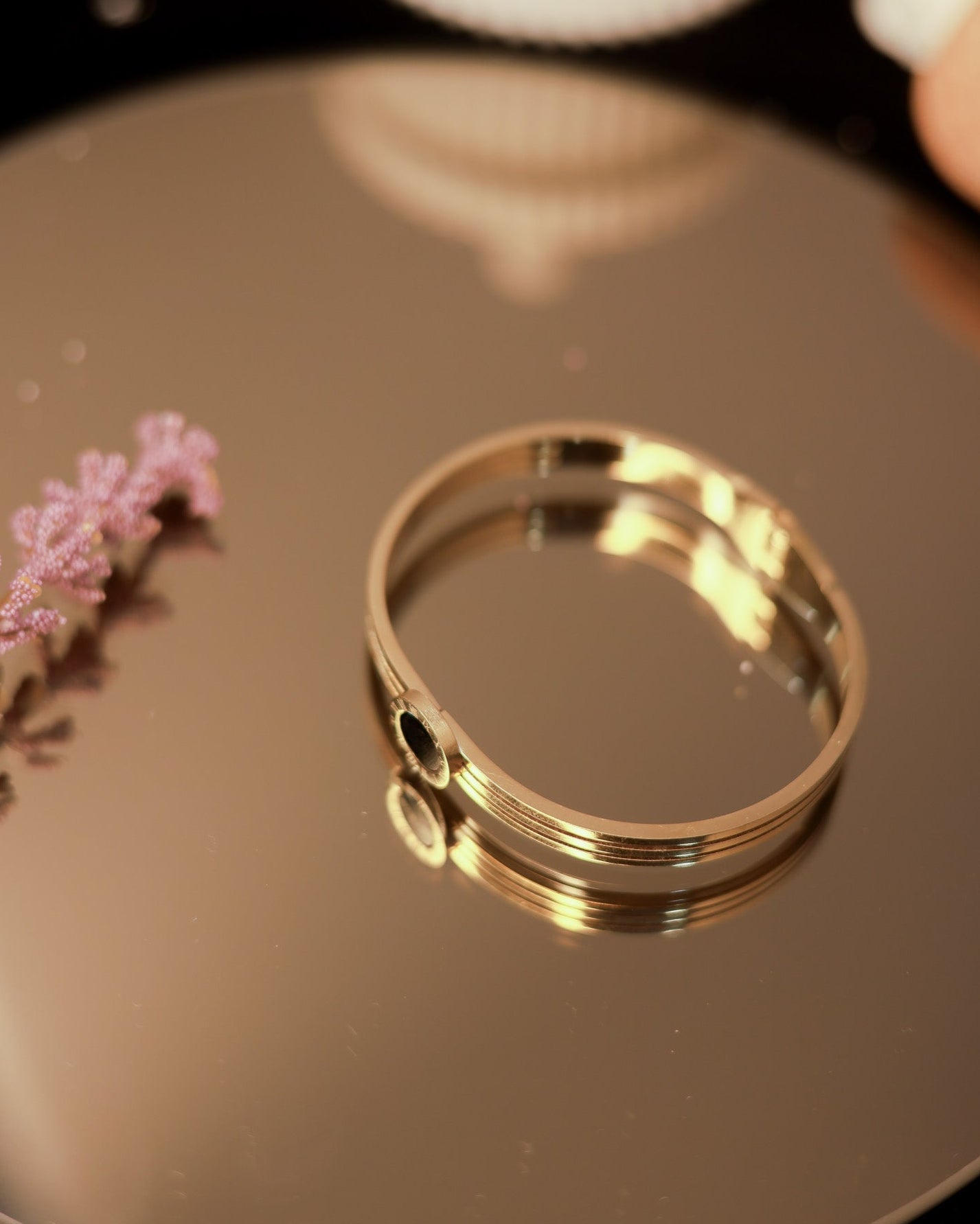 Suwarnikaa’s Solar Noir Bracelet (Anti Tarnish & Gold Polish)