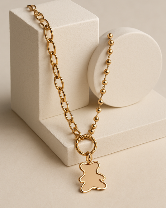 Teddy Shine chain By Suwarnikaa Jewels