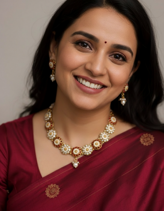 Amruthanjali Ruby by Suwarnikaa Jewels