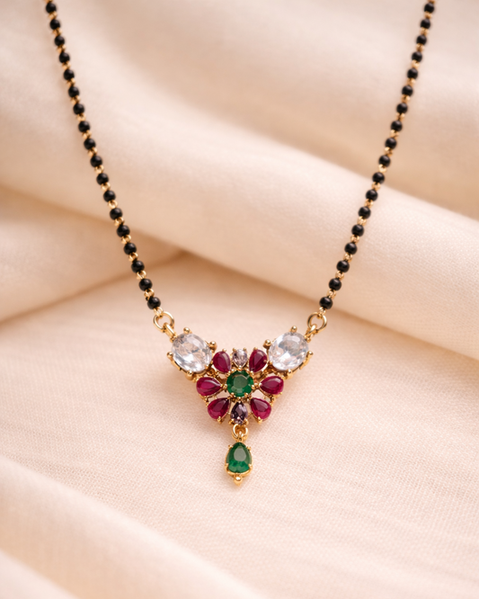 Tara Mangalyam Mangalsutra– Premium Gold Polish Mangalsutra  by Suwarnikaa Jewels