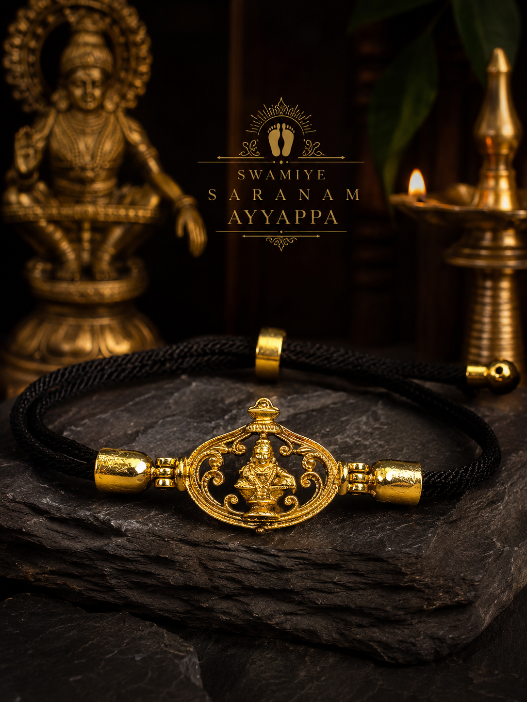 Manikanta bracelet (Ayyappa Raksha) by suwarnikaa Jewels