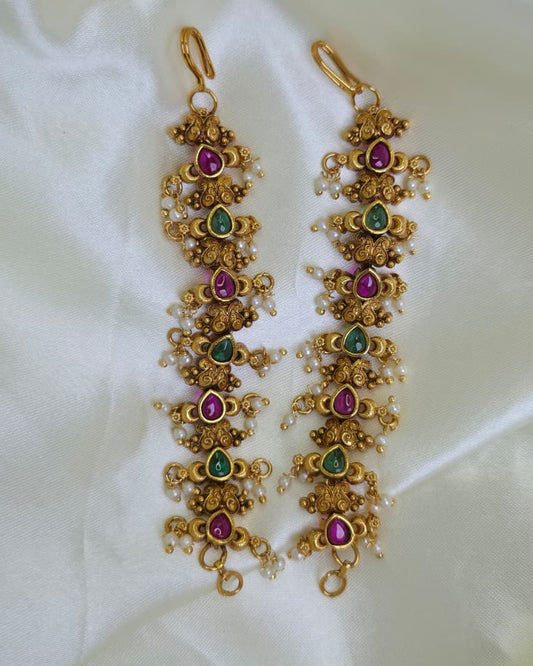 Ruy Green Royal EarChains(Matilu)