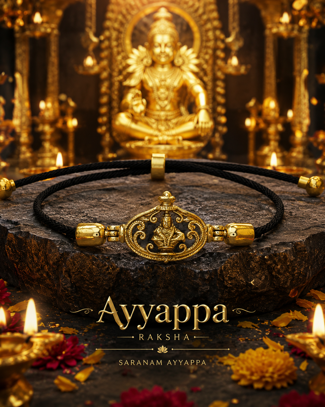 Manikanta bracelet (Ayyappa Raksha) by suwarnikaa Jewels