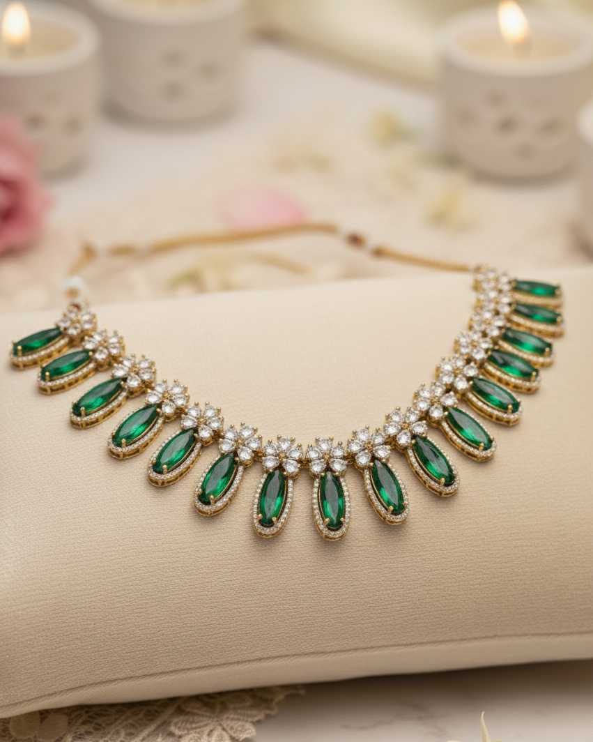 Dilrooba by Suwarnikaa Jewels  Premium American Diamond Necklace Set